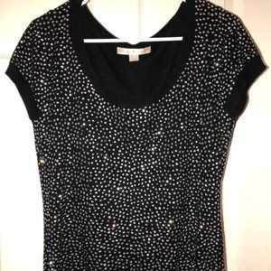 Absolutely Stunning Black With Rhinestones Shirt